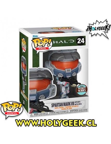 FUNKO POP! SPECIALTY SERIES GAMES: HaloInfinite- Mark VII w/weapon 24