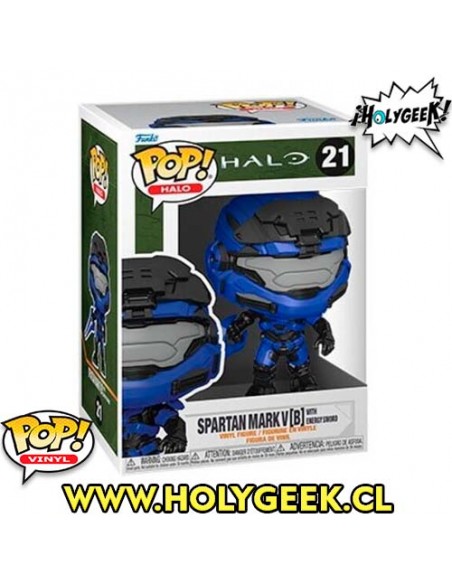 FUNKO POP! GAMES: HaloInfinite- MarkV w/Blue Energy Sword 21