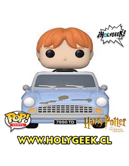 Funko Pop Ride! Movies: Harry Potter- Aniversario Camara de los Secretos - Ron Weasley en Automovil