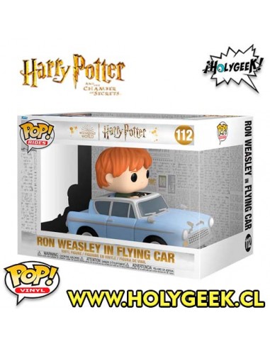 Funko Pop Ride! Movies: Harry Potter- Aniversario Camara de los Secretos - Ron Weasley en Automovil
