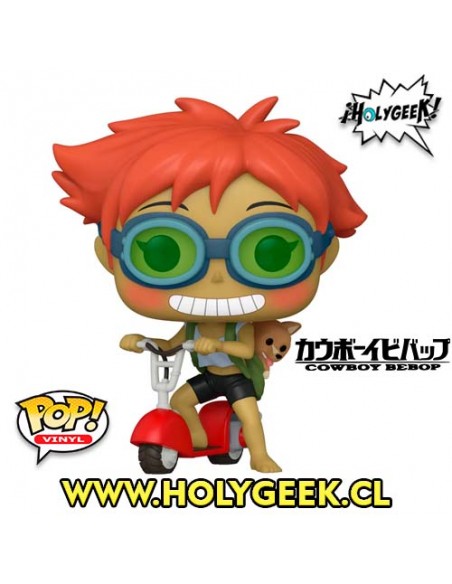 Funko Pop! Animation: Cowboy Bebop- Edward on Scooter W/Ein 1215