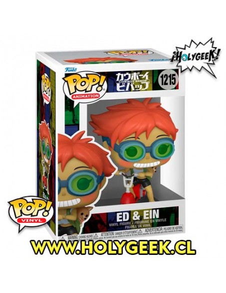 Funko Pop! Animation: Cowboy Bebop- Edward on Scooter W/Ein 1215