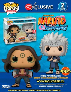 FUNKO POP! ANIMATION: NARUTO HASHIRAMA & TOBIRAMA 2PK (AE EXCLUSIVE) 2