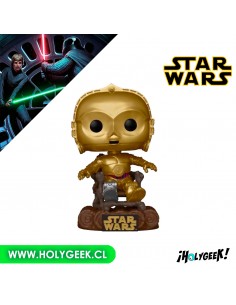 Funko Pop! Star Wars:	Return of the Jedi 40th - C3P0 in Chair 609