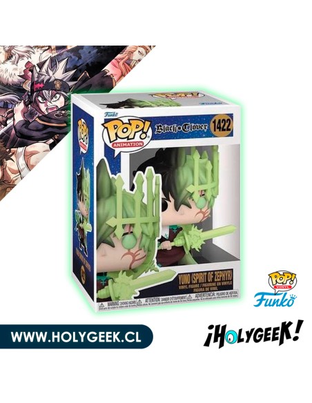 Funko Pop! Animation: Black Clover - Yuno (Spirit of Zephyr) 1422