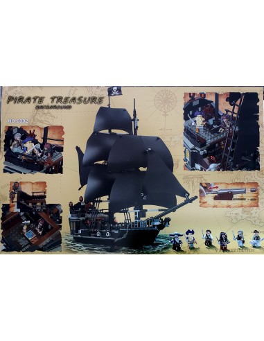 Set Armable Block Piratas del Caribe The Black Pearl 16006 804pcs