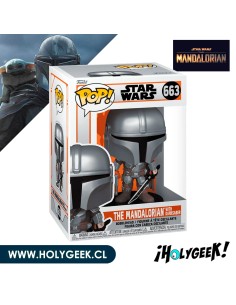 Funko POP! The Mandalorian – The Mandalorian with Darksaber 663 2