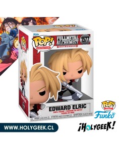 figura de vinilo Funko Pop! de Edward Elric de Fullmetal Alchemist, con su automail y su hoja. 2