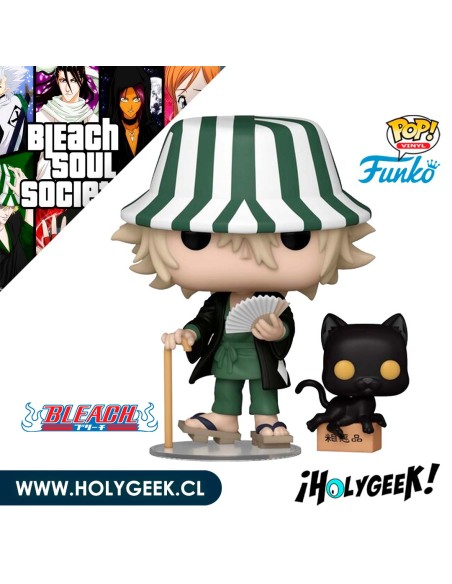 FUNKO POP! ANIME Bleach - Kisuke Urahara with Yoruichi 1613