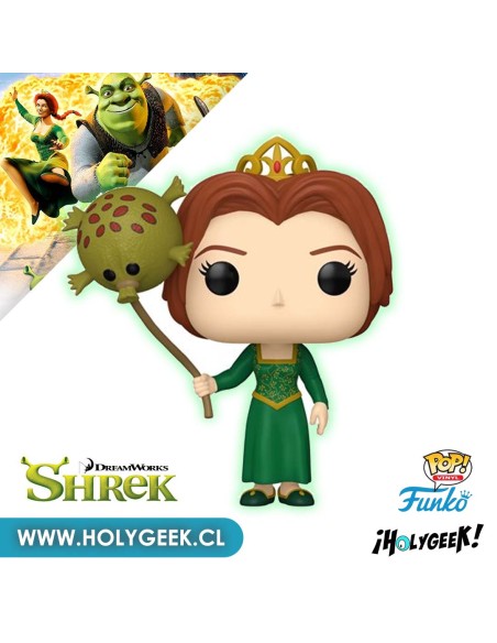 FUNKO POP! MOVIES Shrek DreamWorks 30th Anniversary - Fiona with Frog Balloon - 1595
