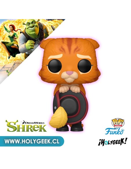 FUNKO POP! MOVIES Shrek DreamWorks 30th Anniversary - Puss in Boots with Hat - 1596