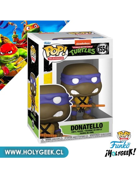 FUNKO POP! Teenage Mutant Ninja Turtles -  Donatello with Bo-Staff - 1554