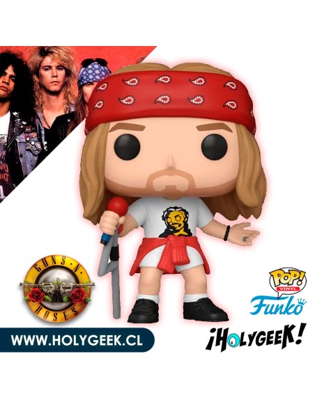 FUNKO POP! Rocks: Guns N' Roses S2 - Axel Rose (1992) 397 Reg Ver.