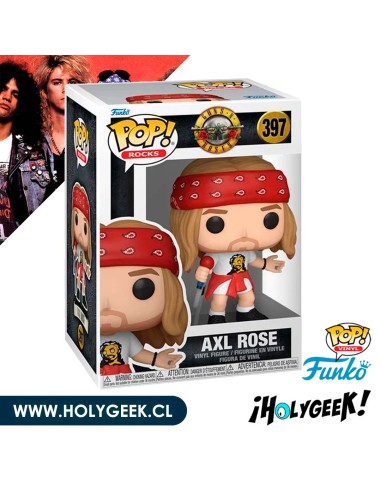 FUNKO POP! Rocks: Guns N' Roses S2 - Axel Rose (1992) 397 Reg Ver.