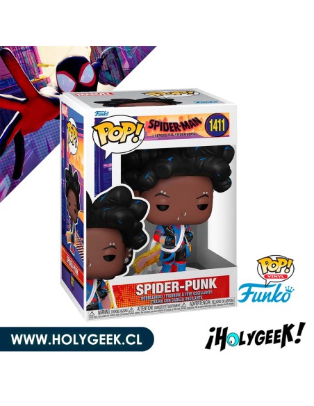 FUNKO POP! Spider-Man: Across The Spider-Verse Spider-Punk Unmasked 1411
