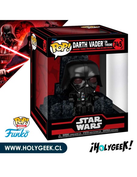 FUNKO POP! Star Wars Dark Side - Darth Vader on Throne Deluxe 745