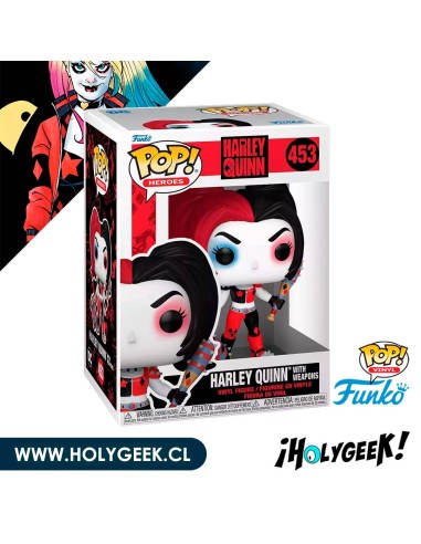 FUNKO POP! Heroes: DC - Harley w/Weapons 453