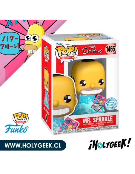 FUNKO POP! Televison: Simpsons- Homer Simpson - Mr Sparkle (DGLT) 1465