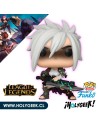 Funko Pop! de Riven de League of Legends, sosteniendo su Espada Rota. Riven lleva su armadura característica.