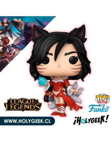 Ahri de League of Legends, número 1041, con sus orbes de espíritu.