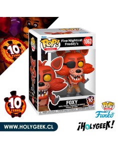 Funko Pop! de Foxy, el animatrónico pirata del videojuego Five Nights at Freddy's 2