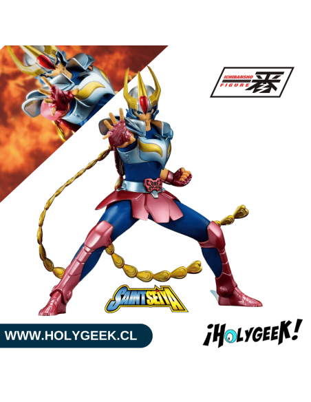 figura de anime Ichibansho de Ikki de Fénix de Saint Seiya, con su armadura