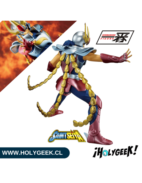 figura de anime Ichibansho de Ikki de Fénix de Saint Seiya, con su armadura