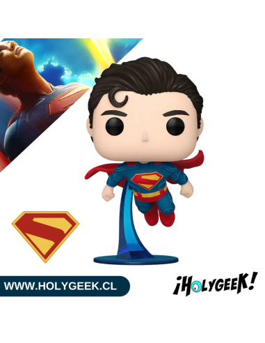 Funko Pop! de Superman, con su traje clásico,
