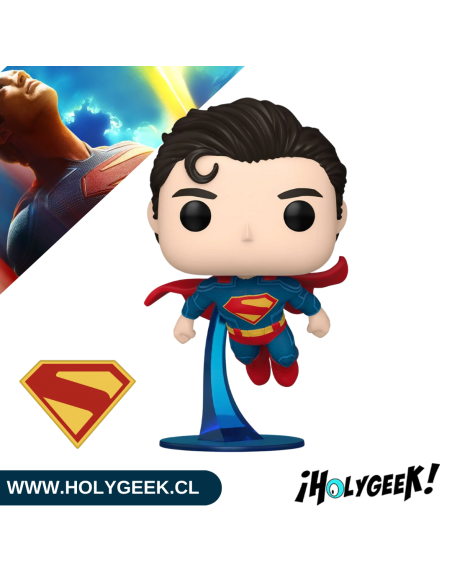 Funko Pop! de Superman, con su traje clásico,