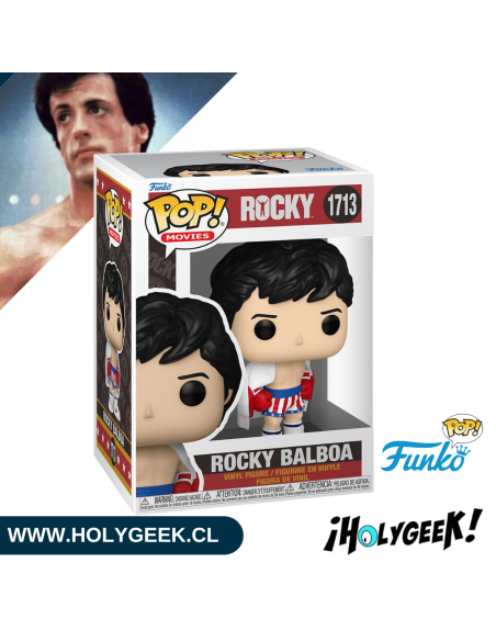 Pop de Rocky Balboa versión Rocky III. Con guantes y ropa de boxeo