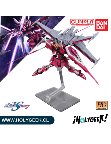 Figura articulada para armar sin pintura ni pegamento. Ideal para fans de Gundam SEED Destiny y modelismo japonés.