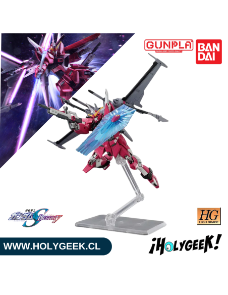 Figura articulada para armar sin pintura ni pegamento. Ideal para fans de Gundam SEED Destiny y modelismo japonés.