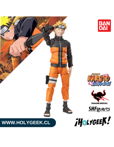 Figura articulada Naruto Uzumaki Narutop99 Edition con múltiples accesorios y rostros intercambiables.