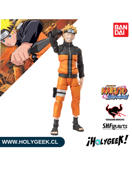 Figura articulada Naruto Uzumaki Narutop99 Edition con múltiples accesorios y rostros intercambiables.