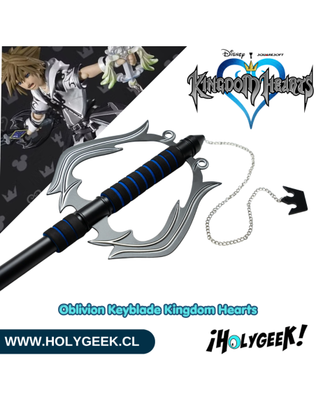 Réplica Oblivion Keyblade (Kingdom Hearts) Metal / Acero de Carbono
