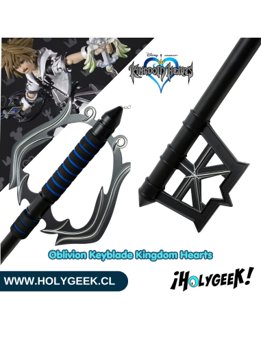 Réplica Oblivion Keyblade (Kingdom Hearts) Metal / Acero de Carbono