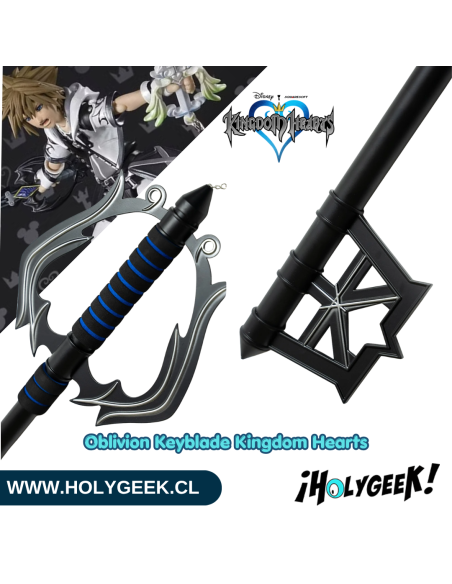Réplica Oblivion Keyblade (Kingdom Hearts) Metal / Acero de Carbono