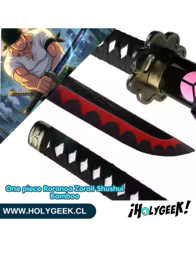 Réplica Shusui de Roronoa Zoro (One Piece) Espada de Bambú