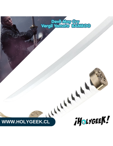 Réplica Yamato Vergil (Devil May Cry) Espada de Bambú