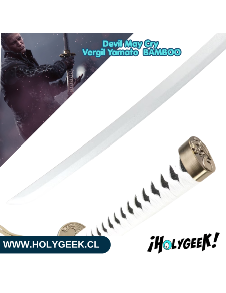Réplica Yamato Vergil (Devil May Cry) Espada de Bambú