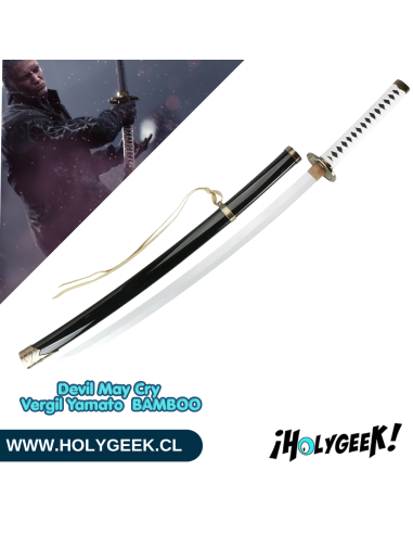 Réplica Yamato Vergil (Devil May Cry) Espada de Bambú