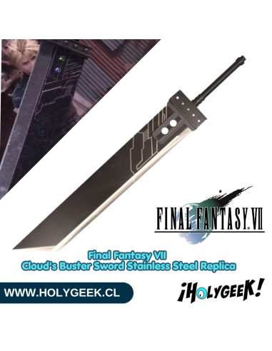 Réplica Buster Sword de Cloud (Final Fantasy) Acero de Carbono