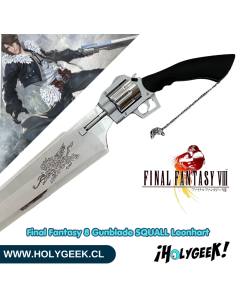 Gunblade de Squall (Final Fantasy VIII) Réplica Decorativa de Acero de Carbono