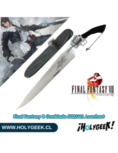 Gunblade de Squall (Final Fantasy VIII) Réplica Decorativa de Acero de Carbono 2