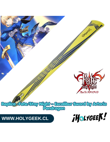 Réplica Espada Excalibur Artoria Pendragon (Fate Stay Night) Acero de Carbono