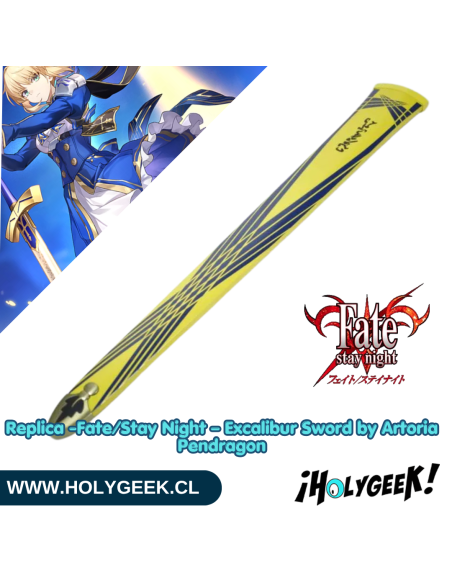 Réplica Espada Excalibur Artoria Pendragon (Fate Stay Night) Acero de Carbono