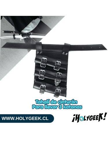 Tahalí de cinturón para llevar 3 katanas