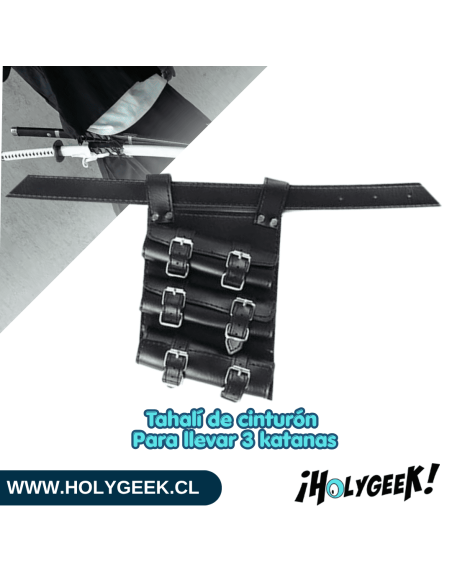Tahalí de cinturón para llevar 3 katanas