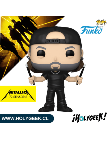 Funko Pop! Rocks número 485 de Lars Ulrich de Metallica edición 72 Seasons