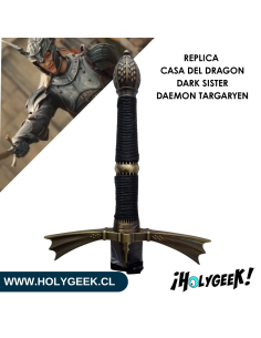 Réplica Espada Dark Sister (House of the Dragon) Acero de Carbono 2